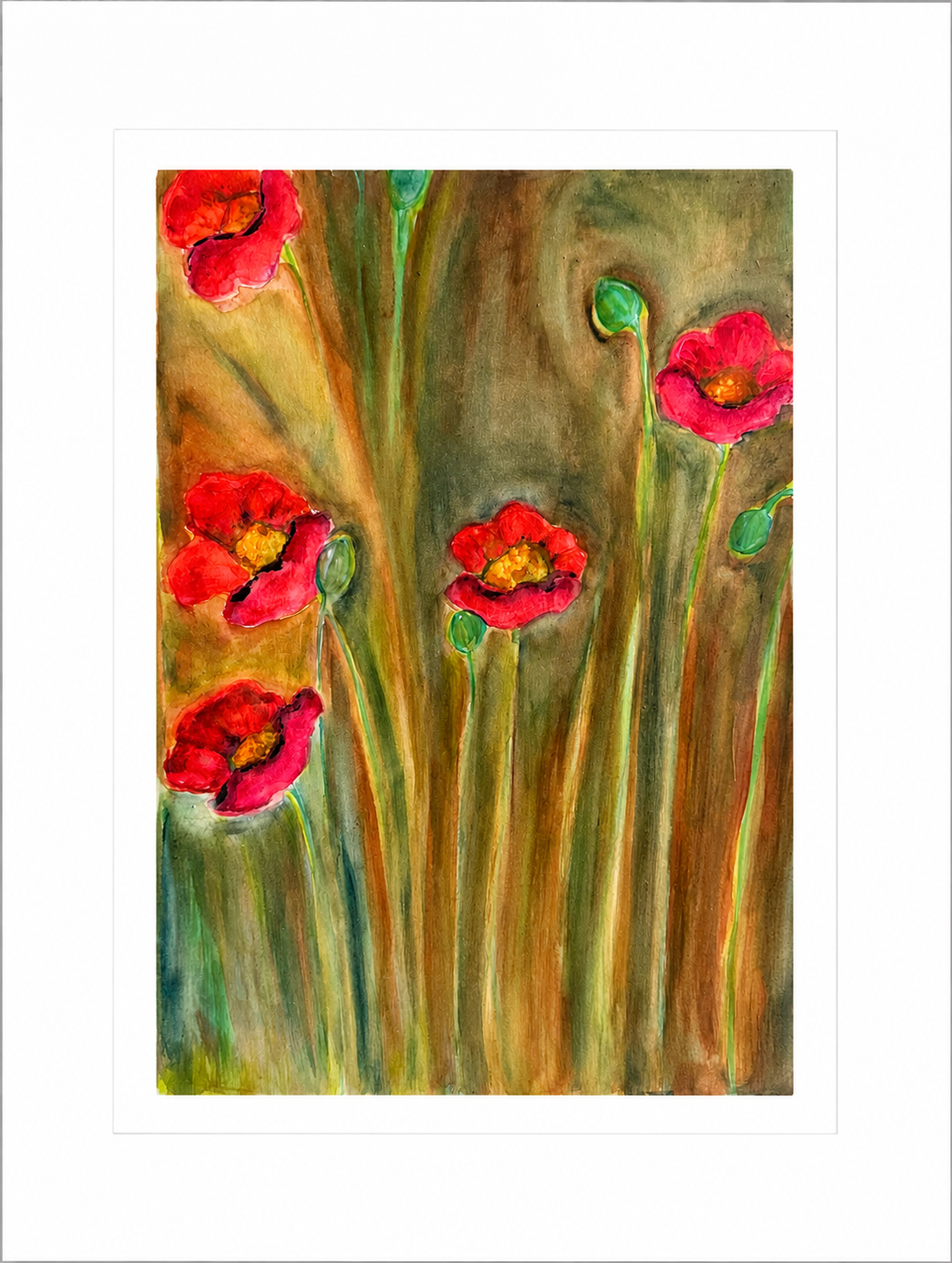Among the stems
